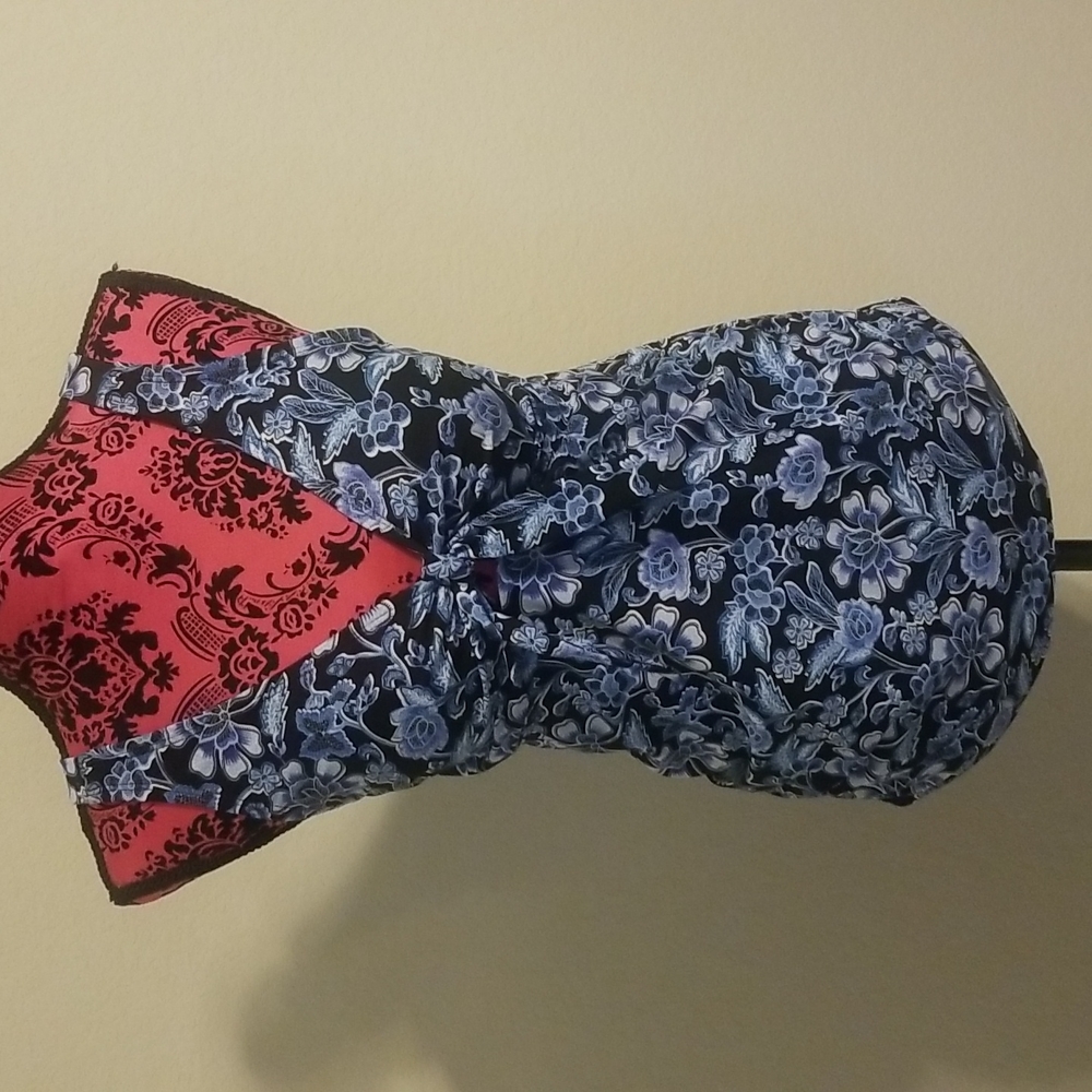 *3 FOR $13* Blue Floral Tankini Swim Suit Top